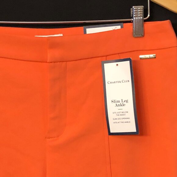 Elegant Charter Club Women's Slim-Fit Ankle Pants: Size 6 - Picture 1 of 13